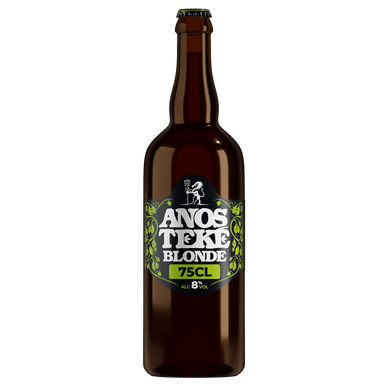 Bière blonde ANOSTEKE 8° - Bouteille de 75cl