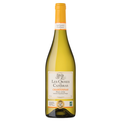 Vin blanc IGP Pays d'Oc Chardonnay Les Ormes de Cambras 75cl