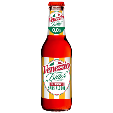 Bitter Rosso sans alcool VENEZZIO, 4x20cl