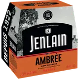 Bière ambrée JENLAIN 7,5°, pack de 6 de 25cl