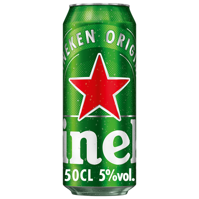 Bière blonde HEINEKEN, 5° boîte de 50cl