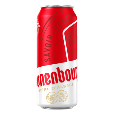 Bière blonde KRONENBOURG, 4,2° - Canette 50cl