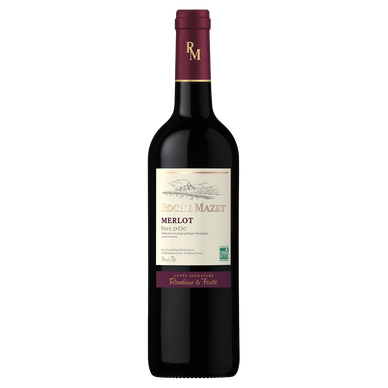 Pays d'Oc IGP Merlot rouge Roche Mazet 75cl
