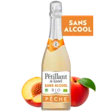 Pétillant de LISTEL sans alcool aromatisé pêche bio 75cl