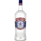Vodka Pure Grain Triple Distilled POLIAKOV, 37,5°, 1,5L