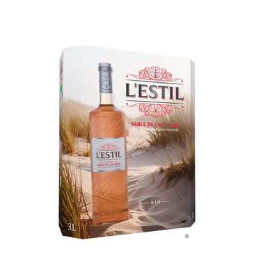 Vin rosé Sable de Camargue l'Estil AOP Tendre bio Bib 3 litres