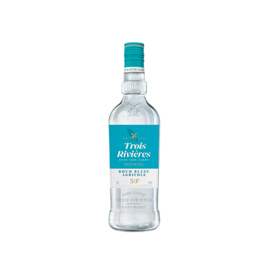 Rhum blanc Martinique TROIS RIVIERES, 50°, bouteille de 1l