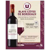 Blaye Côtes de Bordeaux AOP rouge Chevalier de Landérac fontaine à vin3 litres