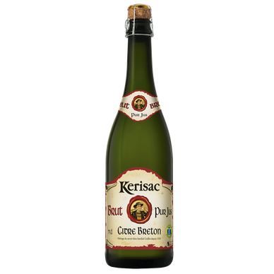 Cidre pur jus KERISAC brut IGP, 5,5°, 75cl