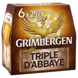 Bière blonde Triple GRIMBERGEN, 8° - Bouteilles 6x25cl