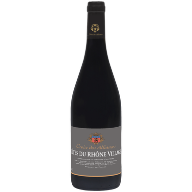 Vin rouge AOC Côtes du Rhône Villages Croix des Alliances  75cl