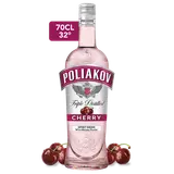Boisson à base de vodka aromatisée cerise, POLIAKOV cherry, 32°, 70 cl