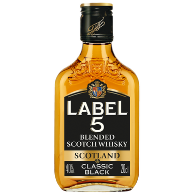 Scotch whisky LABEL 5, 40°, 20cl s/blister