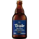 Bière brune Triple SECRET DES MOINES  8° - Bouteille 33cl