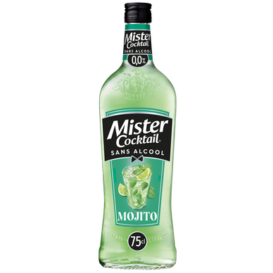 Cocktail Mojito sans alcool MISTER COCKTAIL, 75cl