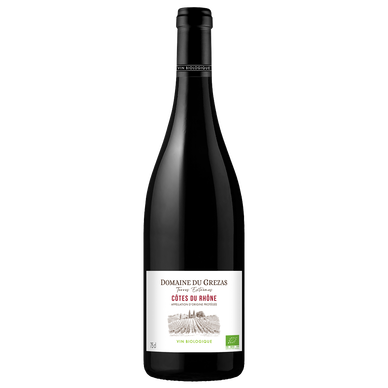 BIO Côtes dRhône AOP rouge Domaine dGrezas 75cl