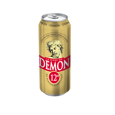 Bière blonde La DEMON, 12°, boîte de 50cl