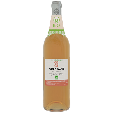 Vin rosé Pays d'OC IGP Grenache gris - bouteille de 75cl