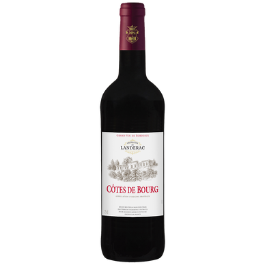 Vin rouge AOP Côtes de Bourg Chevalier de Landerac 75cl