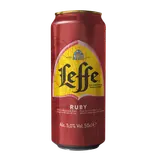 Bière ruby aromatisée fruits rouges LEFFE, 5° - canette 50cl