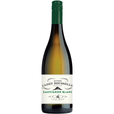 Vin de France blanc Sauvignon blanc Cadet Rousselle caps/vis 75cl