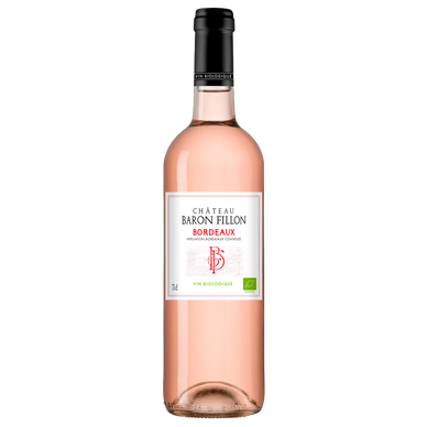 Vin rosé AOP Bordeaux Chateau Baron Fillon 75cl