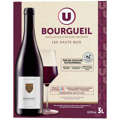 Bourgueil AOP rouge Les Hauts Buis fontaine à vin 3L
