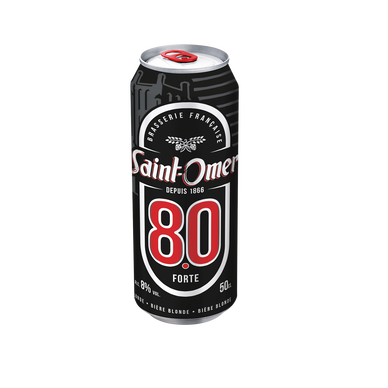 Bière blonde forte SAINT OMER 8°- Canette 50cl