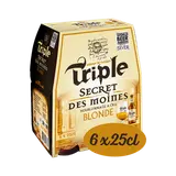Bière blonde triple Secret Des Moines 8° 6x25cl