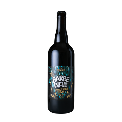Bière brune, MELUSINE, barbe bleue, bouteille de 75cl