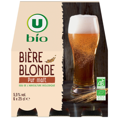 Bière blonde - 5,5° 6x25cl
