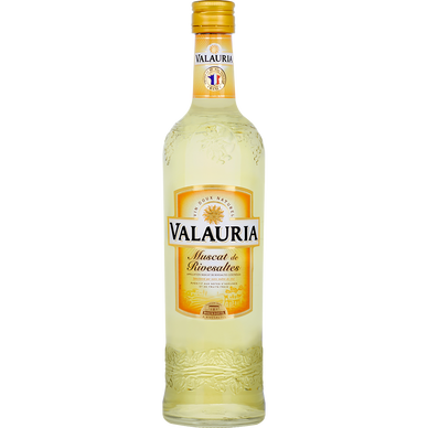 Vin blanc Muscat de Rivesalte, VALAURIA, 15,5°, 75cl