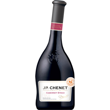 Vin rouge Pays d'Oc IGP Cabernet Syrah JP CHENET, 75cl