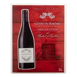 Vin rouge Côtes du Rhône vieilles vignes AOP rouge Michel Azilles bib3 litres