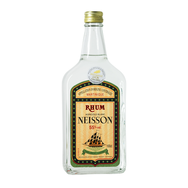 Rhum blanc agricole de la Martinique NEISSON, 55°, bouteille de 1l