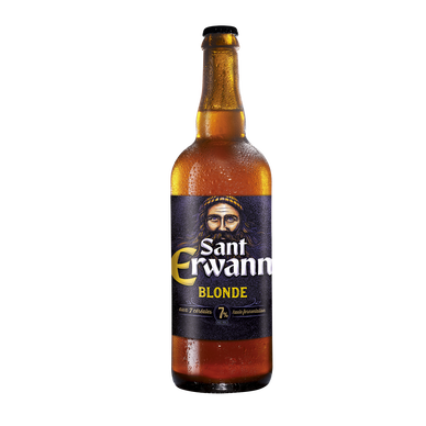 Bière blonde "Originale" SANT ERWANN - 7° - Bouteille 75cl