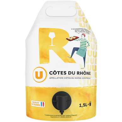 Côtes du Rhône AOP blanc Poche 1,5 litres