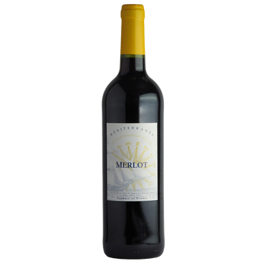 Vin rouge de pays des Portes de la Méditerranée Merlot, 75cl