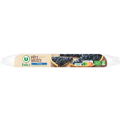 Pâte à tarte brisée pur beurre bio , 230g