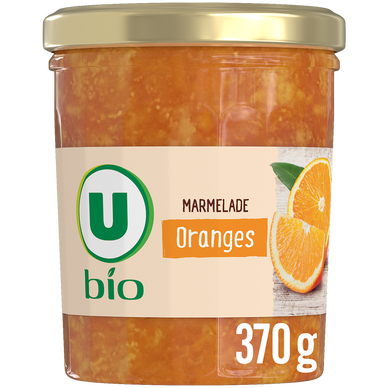 Marmelade d'orange U BIO pot 370g