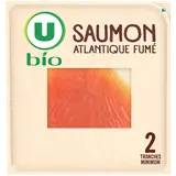 Saumon fumé Atlantique bio -  2 tranches, 60g
