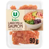 Lardons de saumon fumé Atlantique U BIO 90g