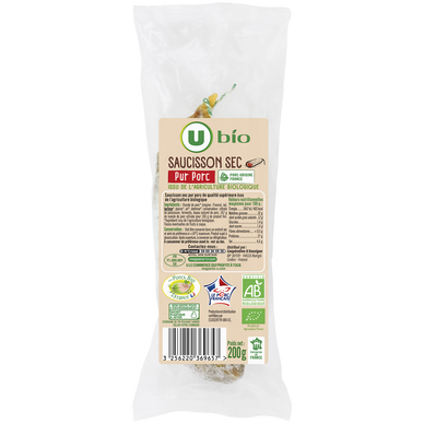 Saucisson Sec Pur Porc - 200g
