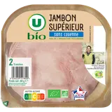 Jambon Supérieur sans couenne - x2 tranches, 80g
