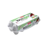 Oeufs frais bio calibre moyen catégorie A PAYSAN BRETON BT10