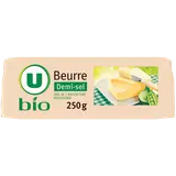 Beurre demi sel bio 80%MG - plaquette de 250g