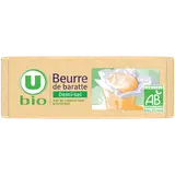 Beurre demi sel de baratte - plaquette de 250g