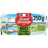Beurre moulé Bio sel de mer Noirmoutier 80%mg GRAND FERMAGE 250g