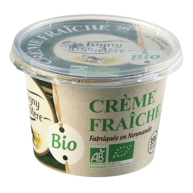 Crème fraîche bio ISIGNY STE MERE, 35%MG - Pot 20cl