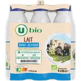 Lait UHT demi écrémé  6x50cl